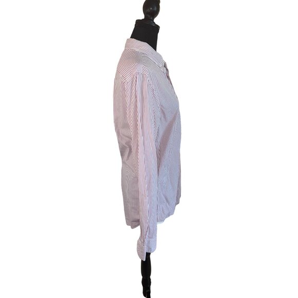 American Eagle Outfitters Mens Vintage Fit Striped Button-Down Shirt M Y2k - Picture 3 of 8